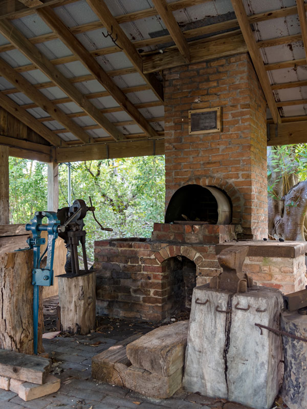 Photo of the Blacksmith Shop at Fort Zachary Taylor Park.